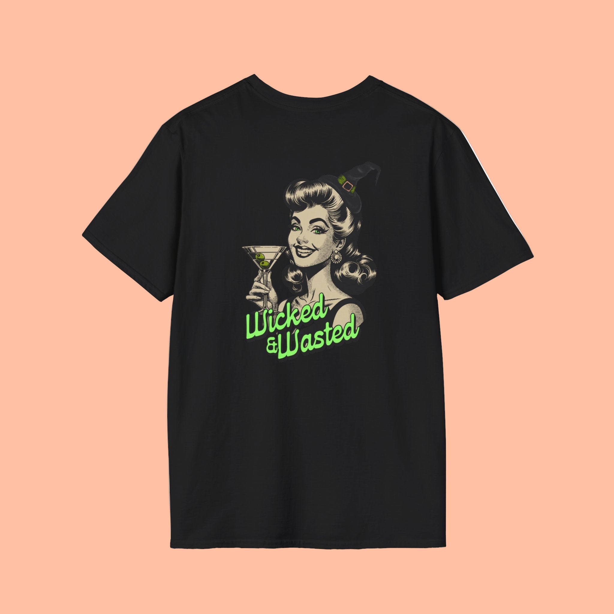 Martinis & Magic - Wicked and Wasted Unisex tshirt