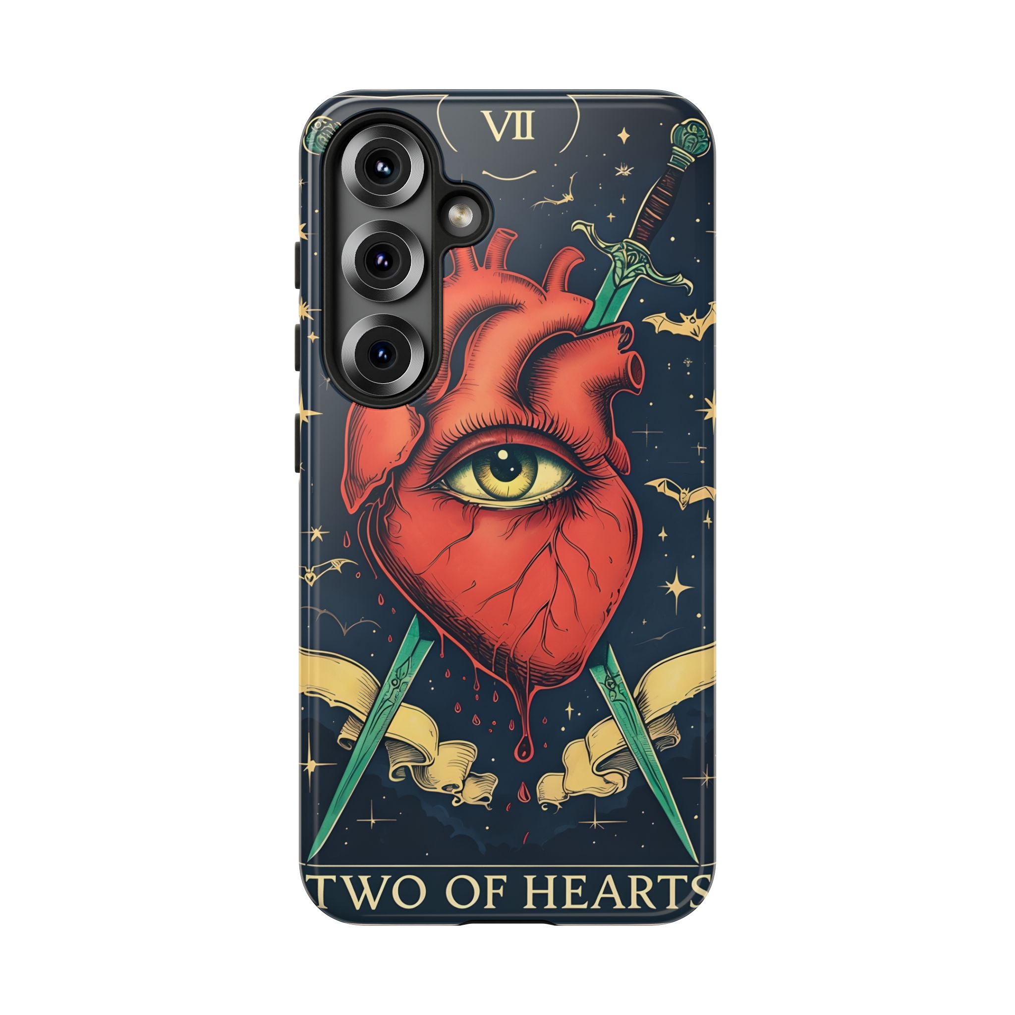 Two Of Hearts - Lover's Luck - Tarot inspired iPhone case - Samsung Galaxy - Google Pixel - Mystical Phone Case