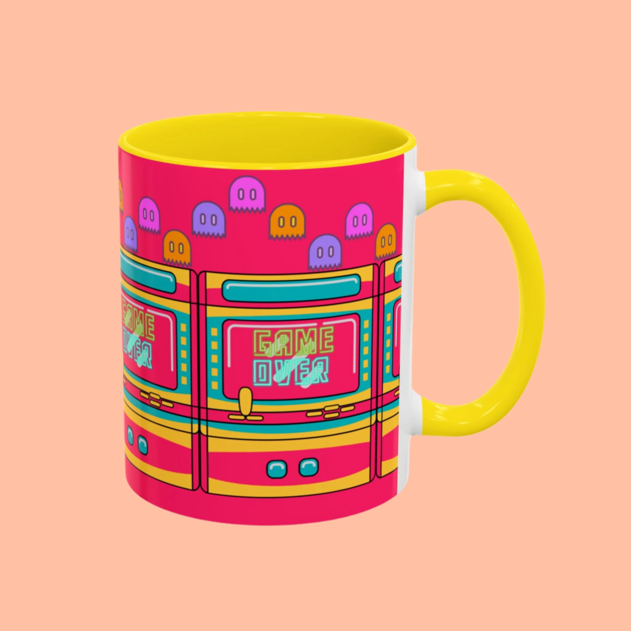 Retro Arcade Game Over Coffee Mug 11 oz