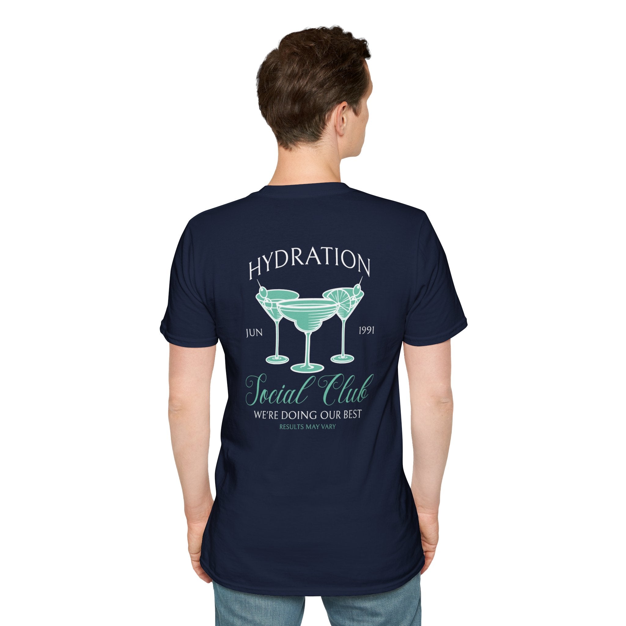 Hydration Social Club Unisex t-shirt - Results may vary