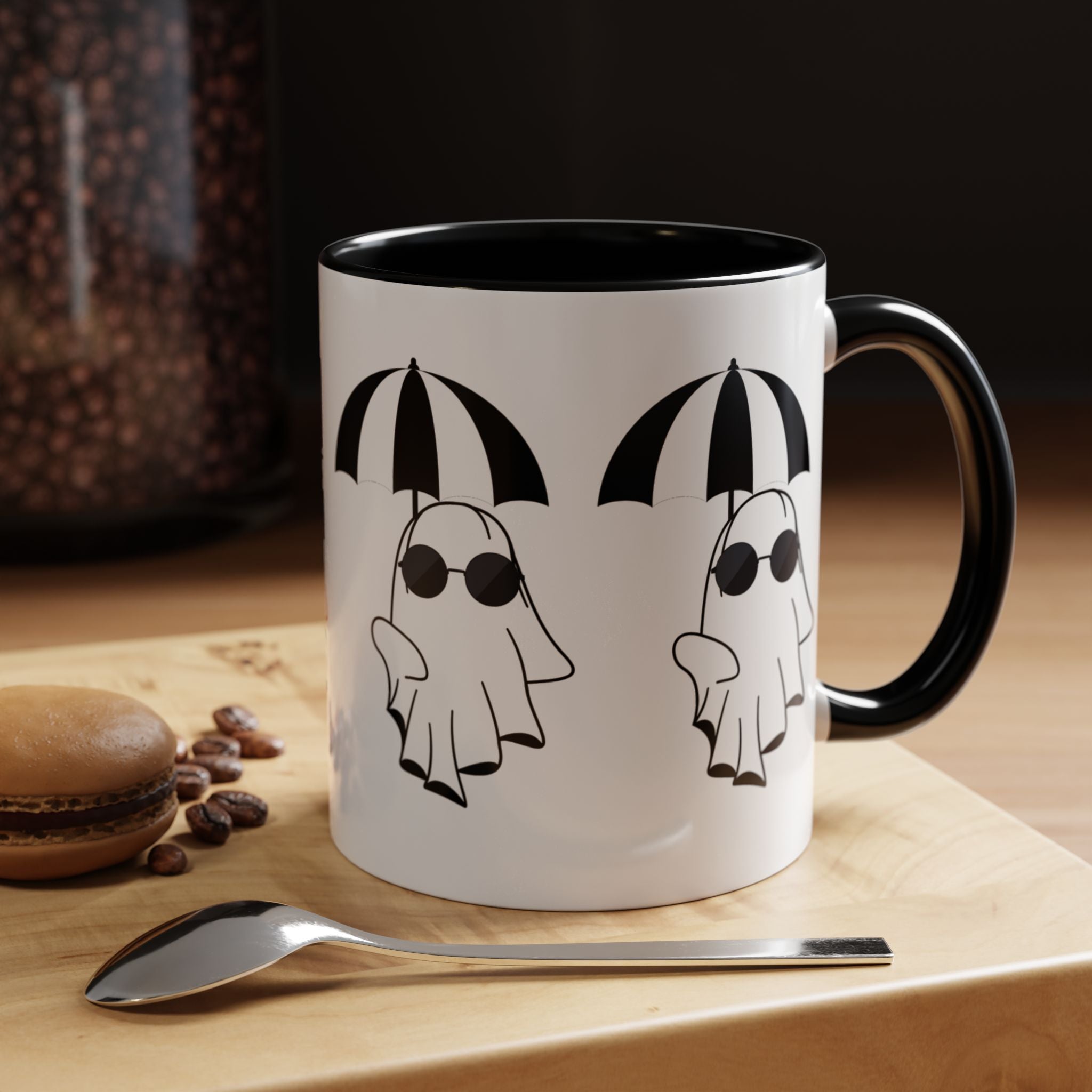 Boo Brew Ghost Coffee Cup 11oz ,Spooky Ghost Mug