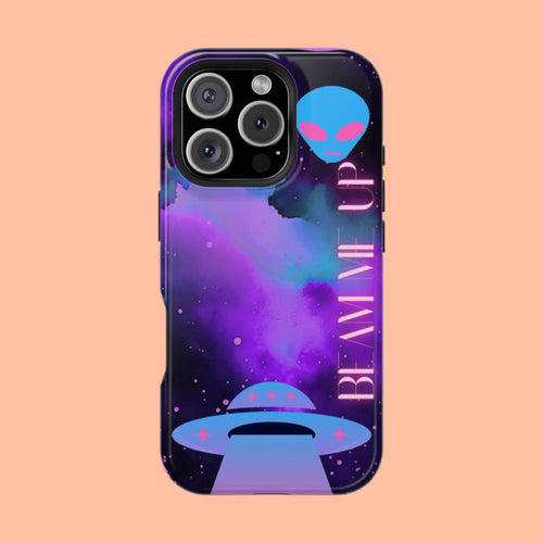Beam Me Up Alien Phone Case