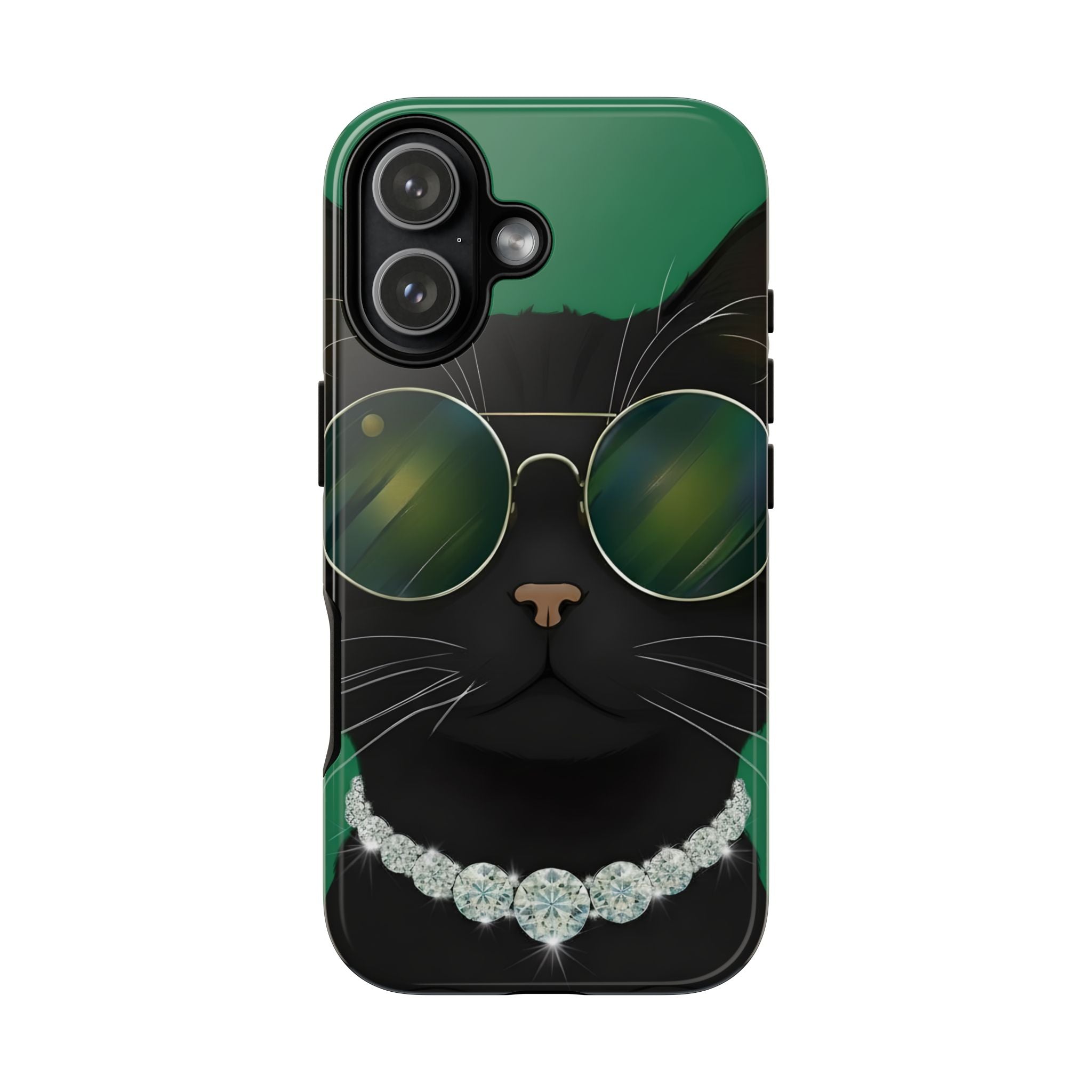 Purrlux Vibes - Glam Cat iPhone - Samsung Galaxy case