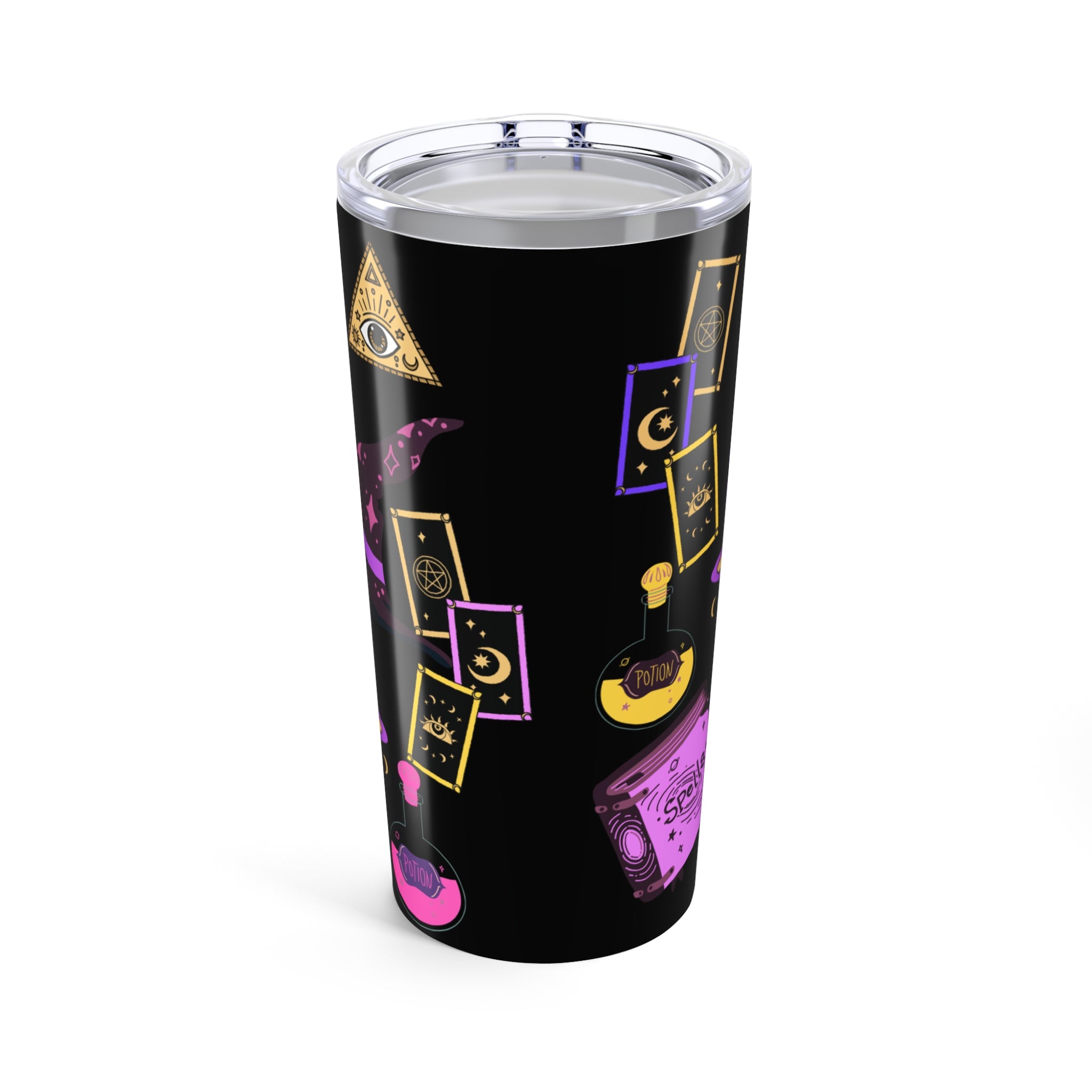 Mystical Tumbler: Tarot & Potion Vibes, Spooky Halloween 20oz Cup