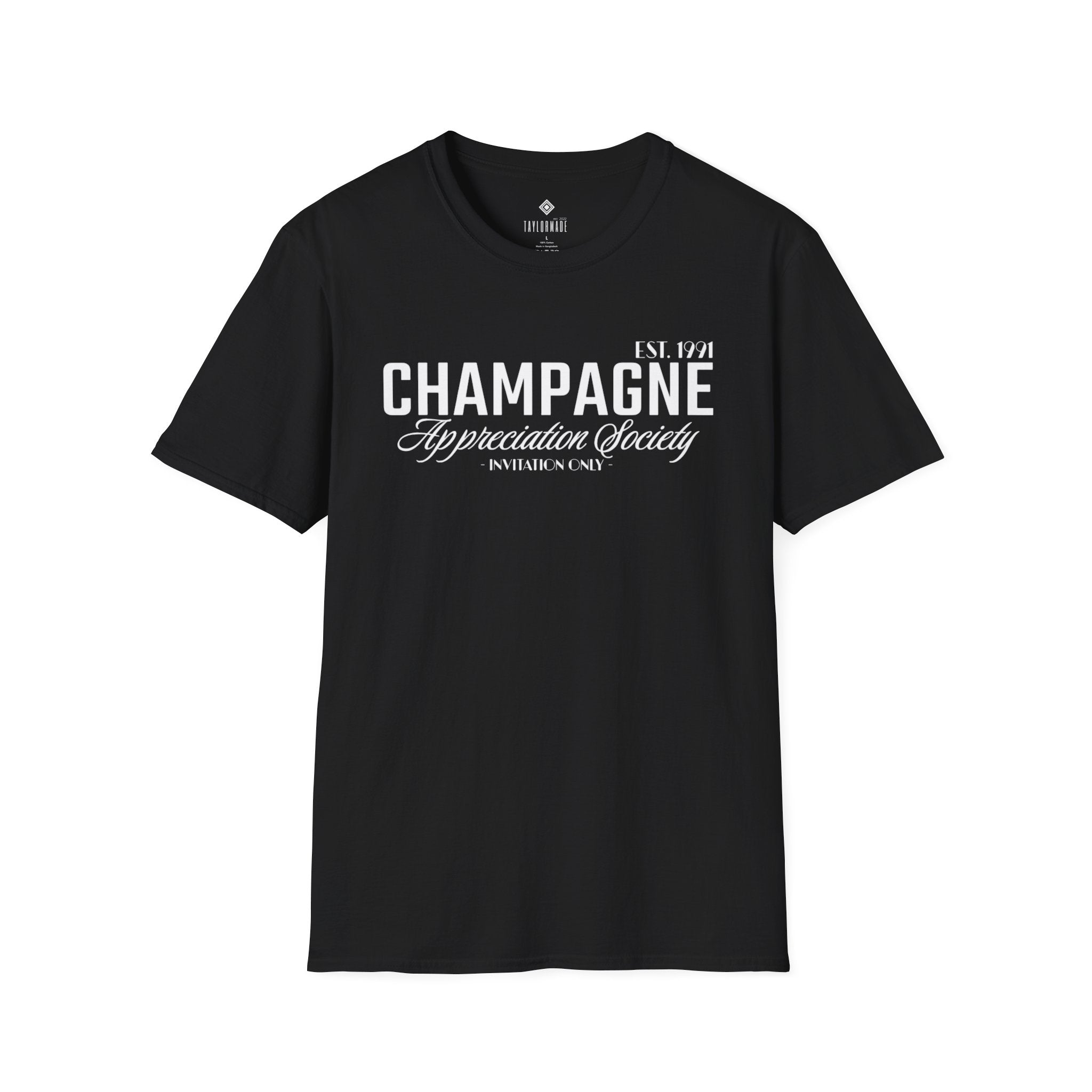 Champagne Appreciation Society T-Shirt - Unisex Soft Style