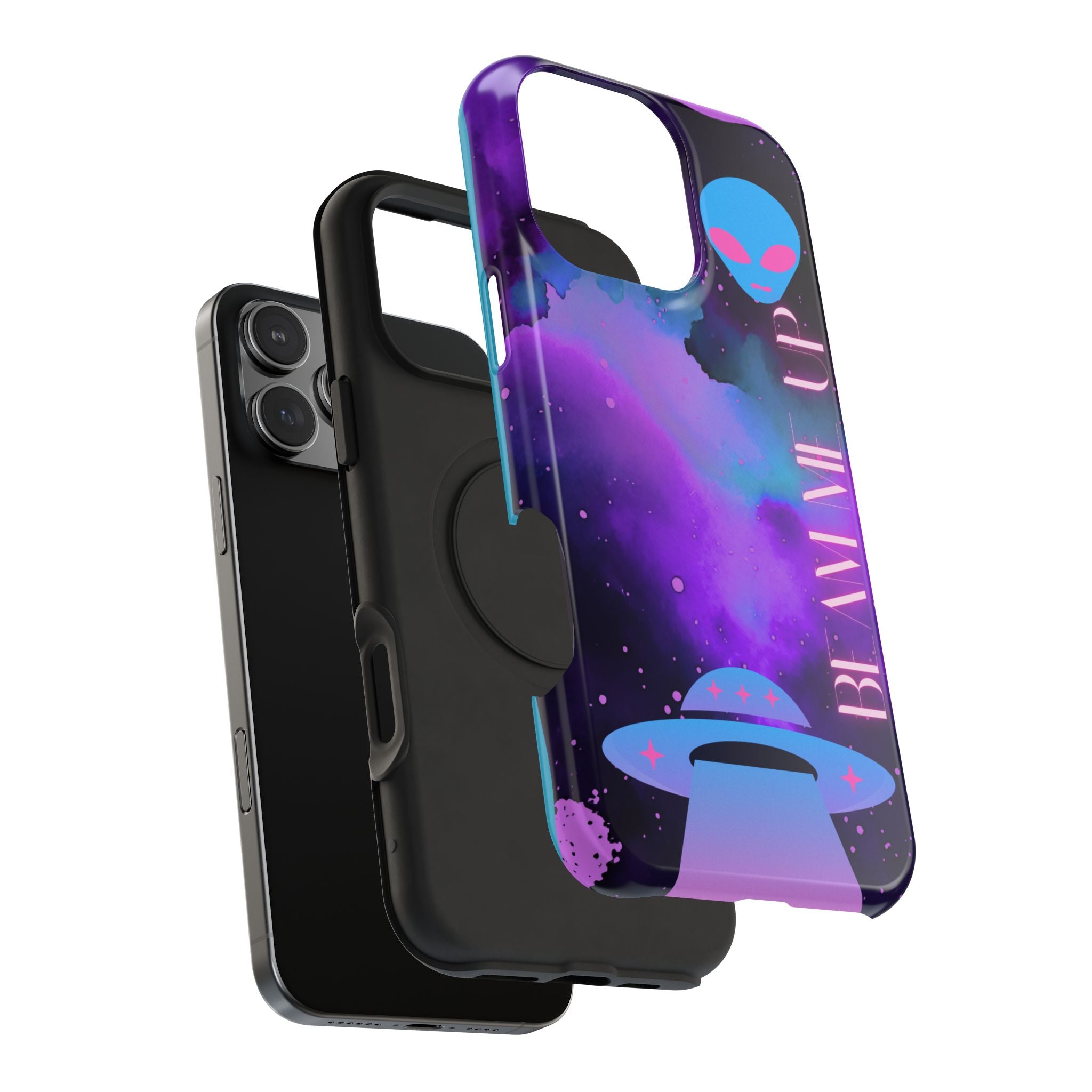 Beam Me Up Alien Phone Case