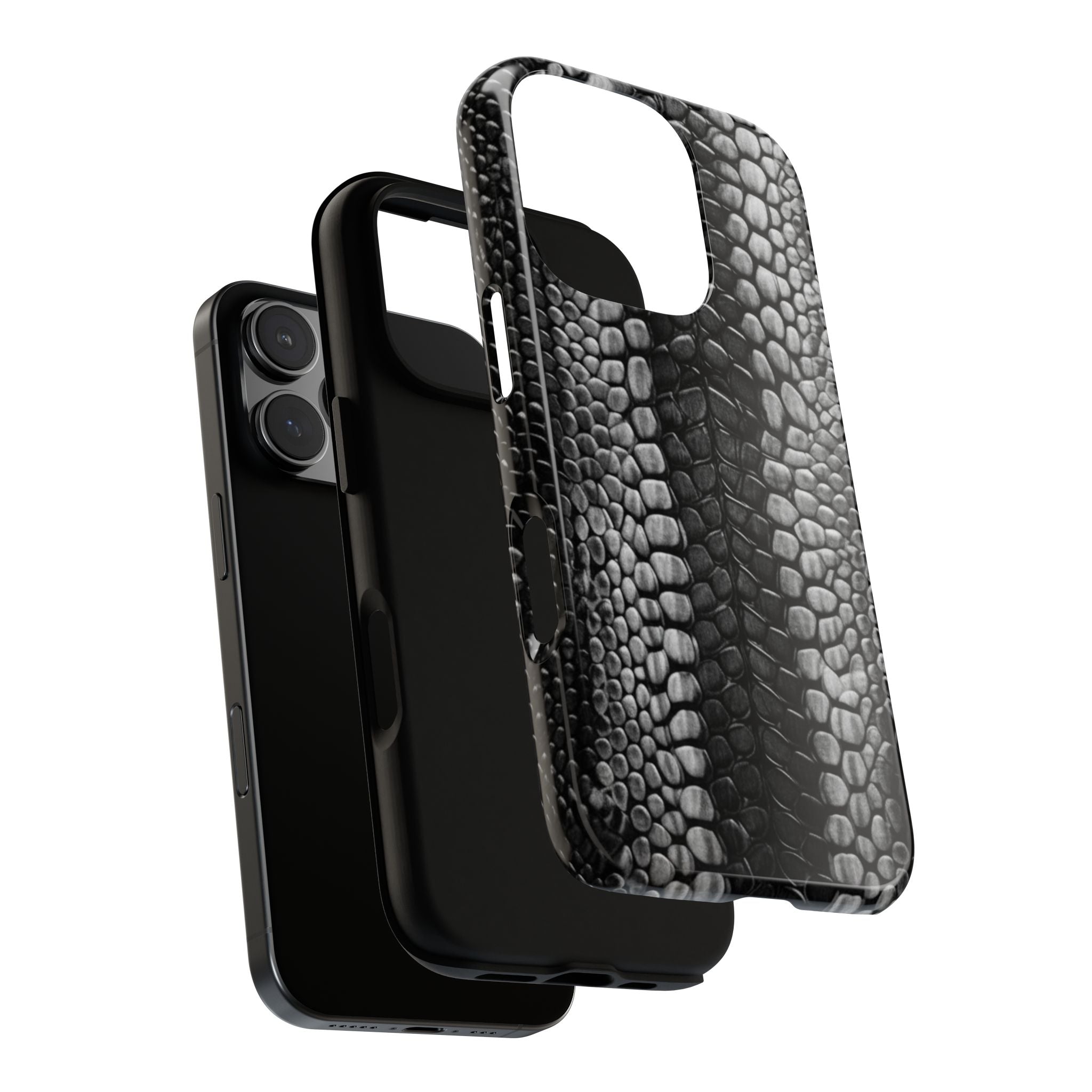 Sssleek & Dangerous - Black Snake Print Phone Case - iPhone 17 - Samsung Galaxy