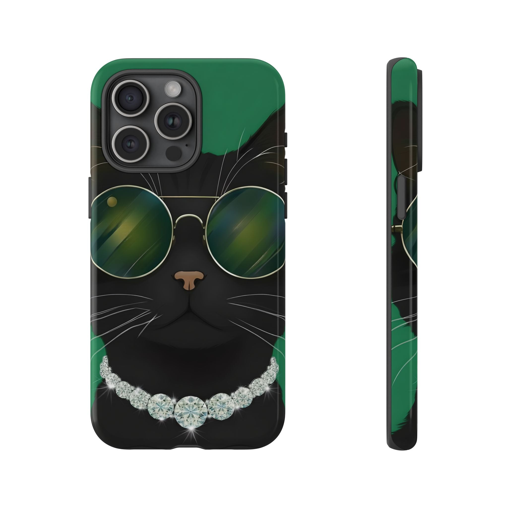 Purrlux Vibes - Glam Cat iPhone - Samsung Galaxy case