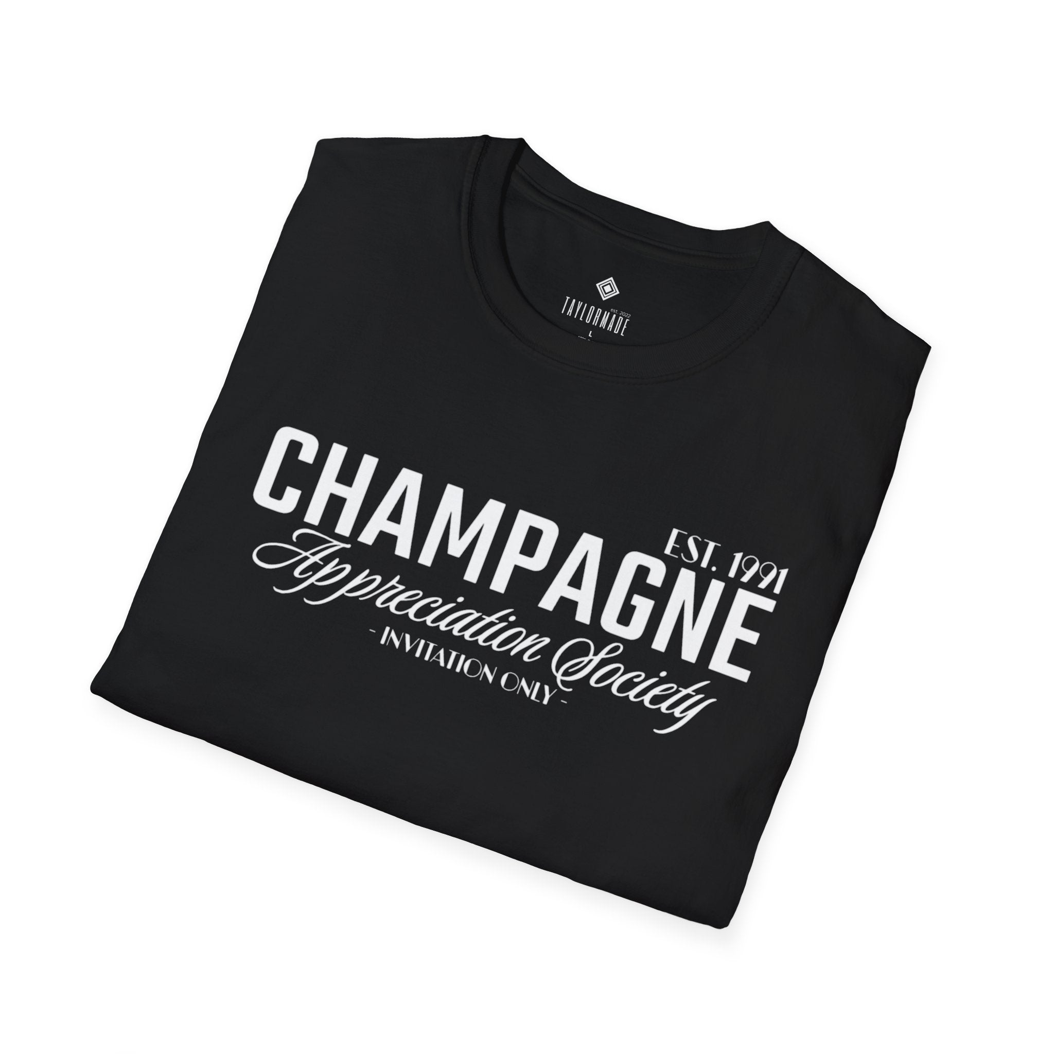 Champagne Appreciation Society T-Shirt - Unisex Soft Style