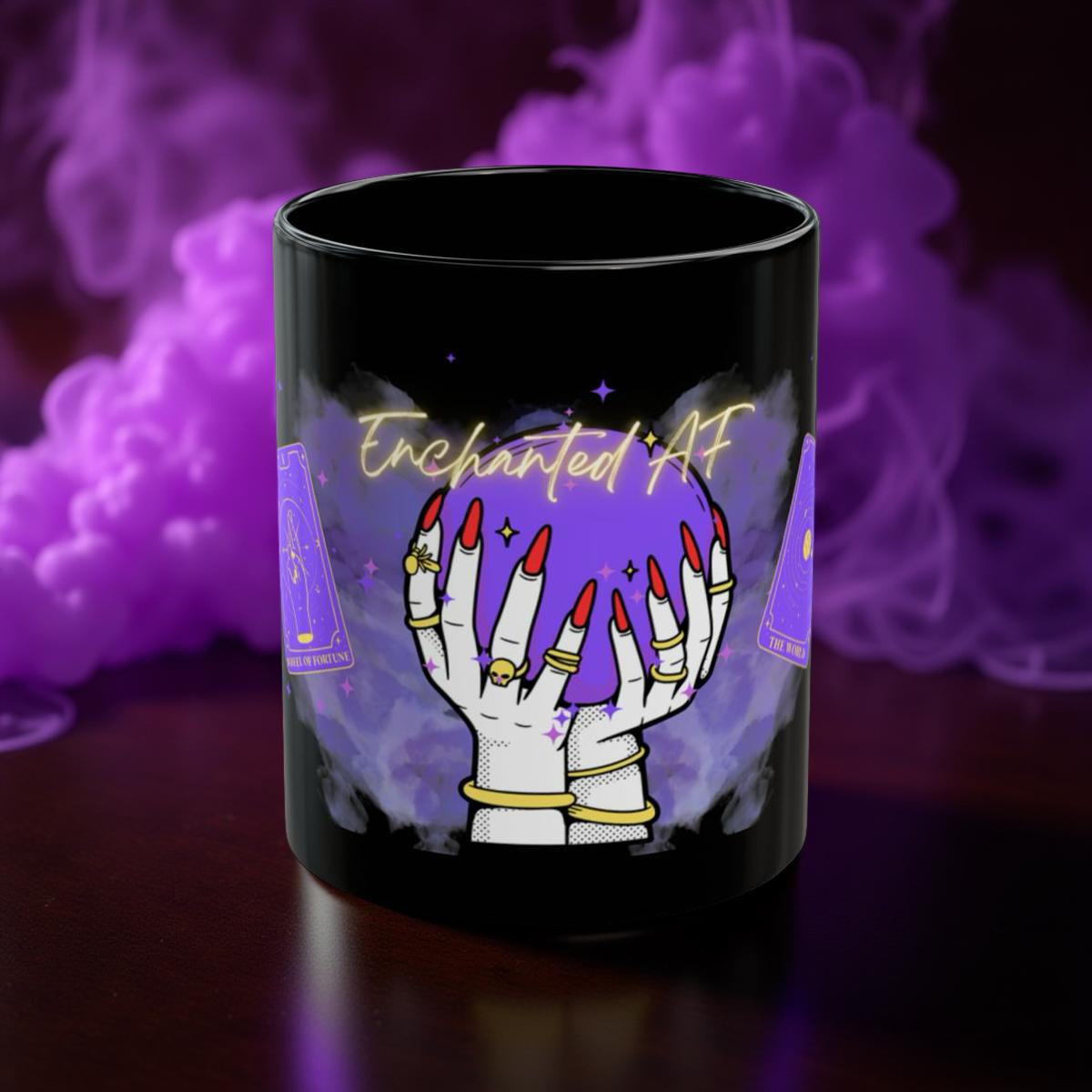 Enchanted Tarot Mug - Enchanted AF - 11oz