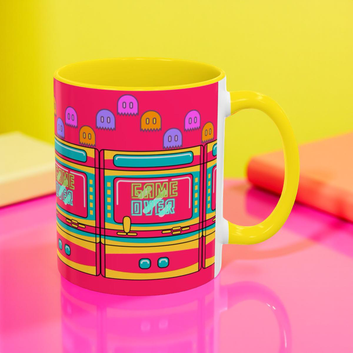 Retro Arcade Game Over Coffee Mug 11 oz
